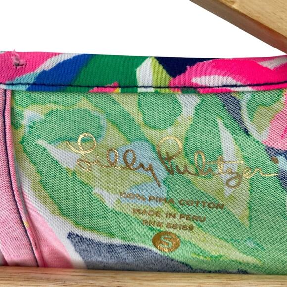 Lilly Pulitzer Kenzie Travelers Palm Resort Navy Dress NWTs size small - Picture 5 of 11